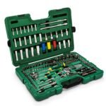 1/4'' + 3/8'' + 1/2'' Galvučių rinkinys 180vnt. 6-kampės