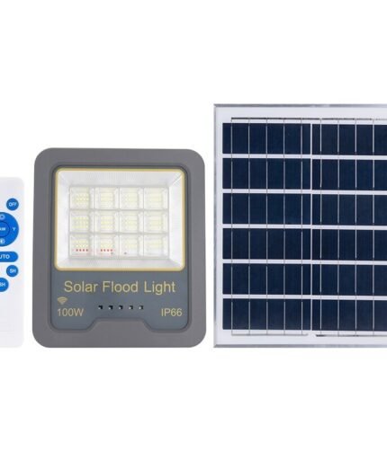 Autonominis šviestuvas su saulės baterija  100W