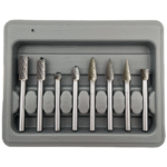 Frezų kietmetalio rinkinys Ø6x8mm 8vnt.