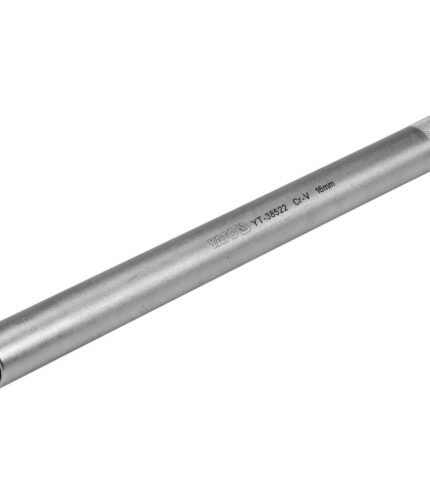 Prailginta galvutė žvakei 3/8" 16mm (plonasienė)(12-kamp)