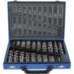 Grąžtų metalui rinkinys DIN338 170vnt. (1-10mm)