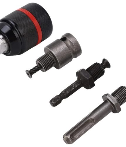 Griebtuvas gręžtuvui 1/2'' Ø2-13mm su adapteriais 4vnt.