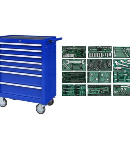 Įrankių spintelė NTBR4007X su SATA įrankiais 246vnt.
