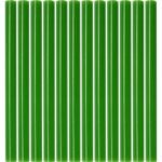 Karštų klijų lazdelių rinkinys (žalios) (12vnt) 7.2x100mm
