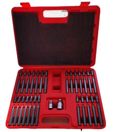 Antgalių rinkinys TORX. TORX SEC. HEX. SPLINE 54vnt.