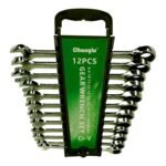 Kombinuotų raktų su terkšle rinkinys 12vnt. (8-19)