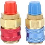 Oro kondicionierių R134A jungtys (varinės) 1/4" su išoriniu sriegiu 2vnt.