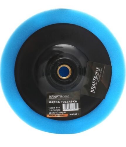 Poliravimo kempinė 150mm 26kg/m3 (mėlyna)