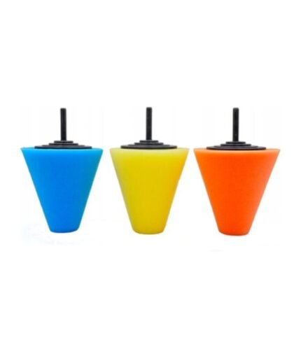 Poliravimo kempinės kūginės 150 mm ratlankiams komp. (3vnt)