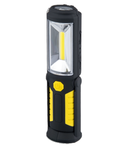 Prožektorius darbui COB (3W) + LED5 (įkraunamas)