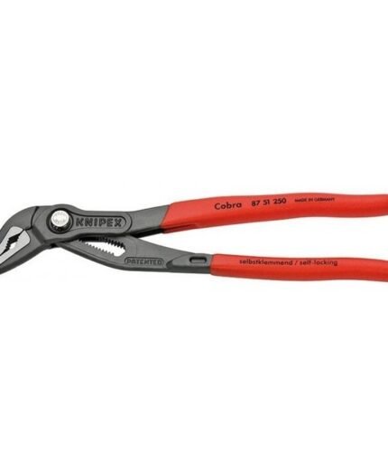 Santechninės replės prailgintos KNIPEX Cobra su fiksavimu 250mm