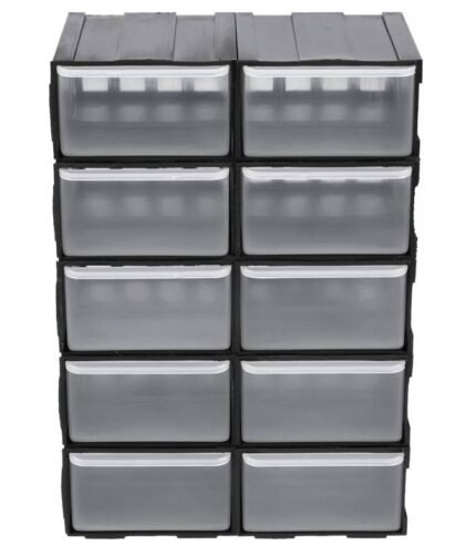 Spintelė smulkmenoms (10-ies stalčių) 225x155x100mm