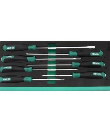 Padėklas. Smūginių atsuktuvų rinkinys 7vnt. (pl./PH)