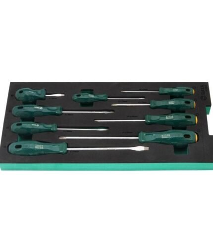 Padėklas. Atsuktuvų rinkinys 9vnt. (pl./PH)