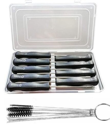 Karbiuratoriaus reguliavimo raktų rinkinys 8vnt. + šepečiai