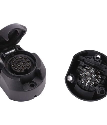 Rozetė priekabai   12V 13POL plast.