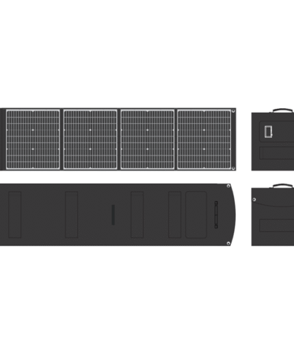 Sulankstoma saulės panelė 200W su XT60 4in1 kabeliu