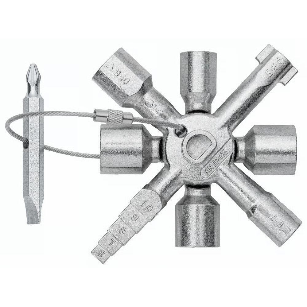 Universalus raktas elektros spintoms KNIPEX TwinKey