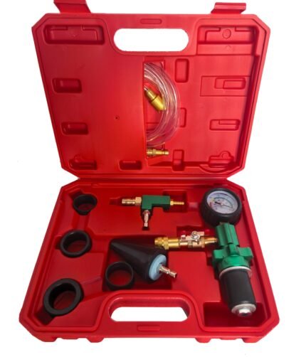 Aušinimo skysčio vakuuminio pildymo rinkinys su adapteriais 9vnt.