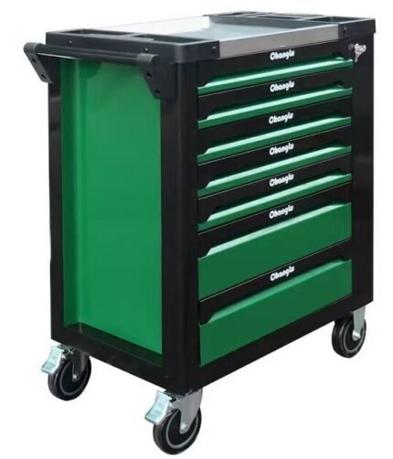 Įrankių spintelė 7-ių stalčių su šoniniu skyriumi