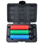 1/2'' Prailgintų smūginių galvučių rato raktams rinkinys 3vnt. L=150mm