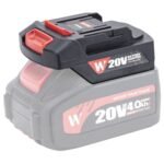 Akumuliatoriaus WORCRAFT 20V adapteris