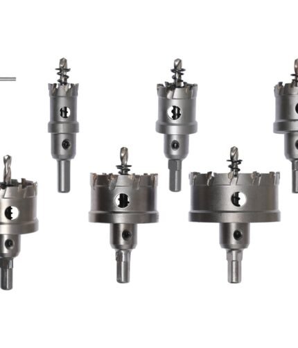 Gręžimo karūnų rinkinys metalui 22-65mm (TCT)