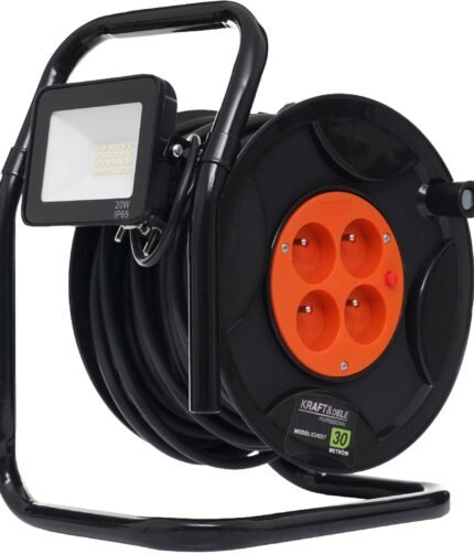 Prailgintuvas su rite 30m ir 20W LED šviestuvu