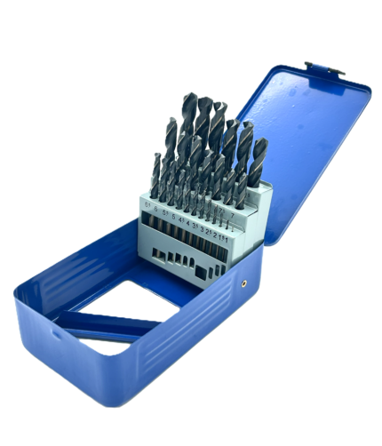 Grąžtų metalui rinkinys HSS M35 (25vnt) 1.0-13.0mm(cobalt)